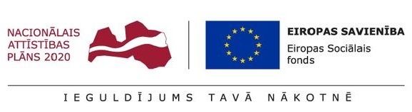 LV ID EU logo ansamblis ESF mazais pumpurs