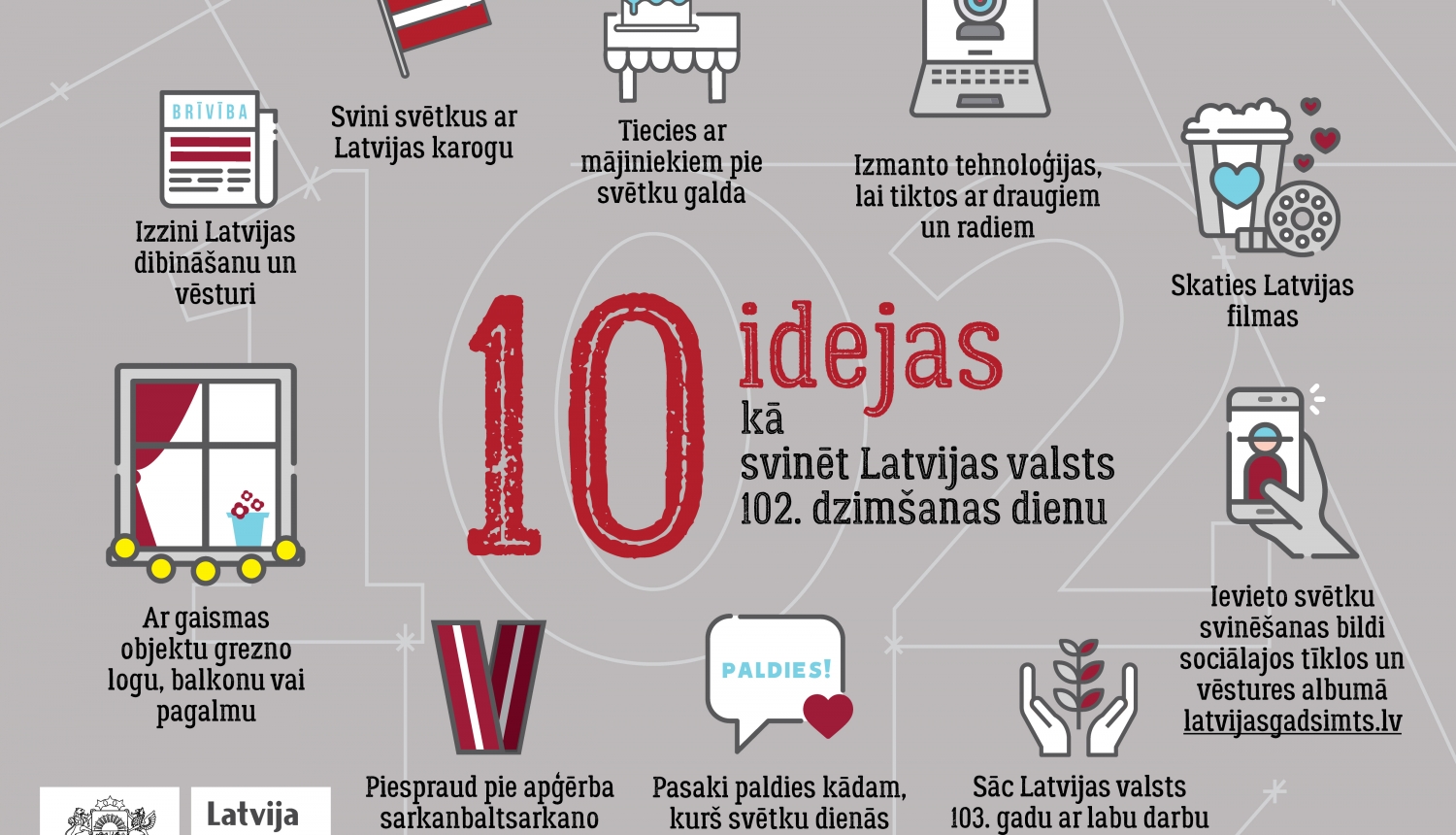 10 idejas, kā svinēt Latvijas valsts svētkus